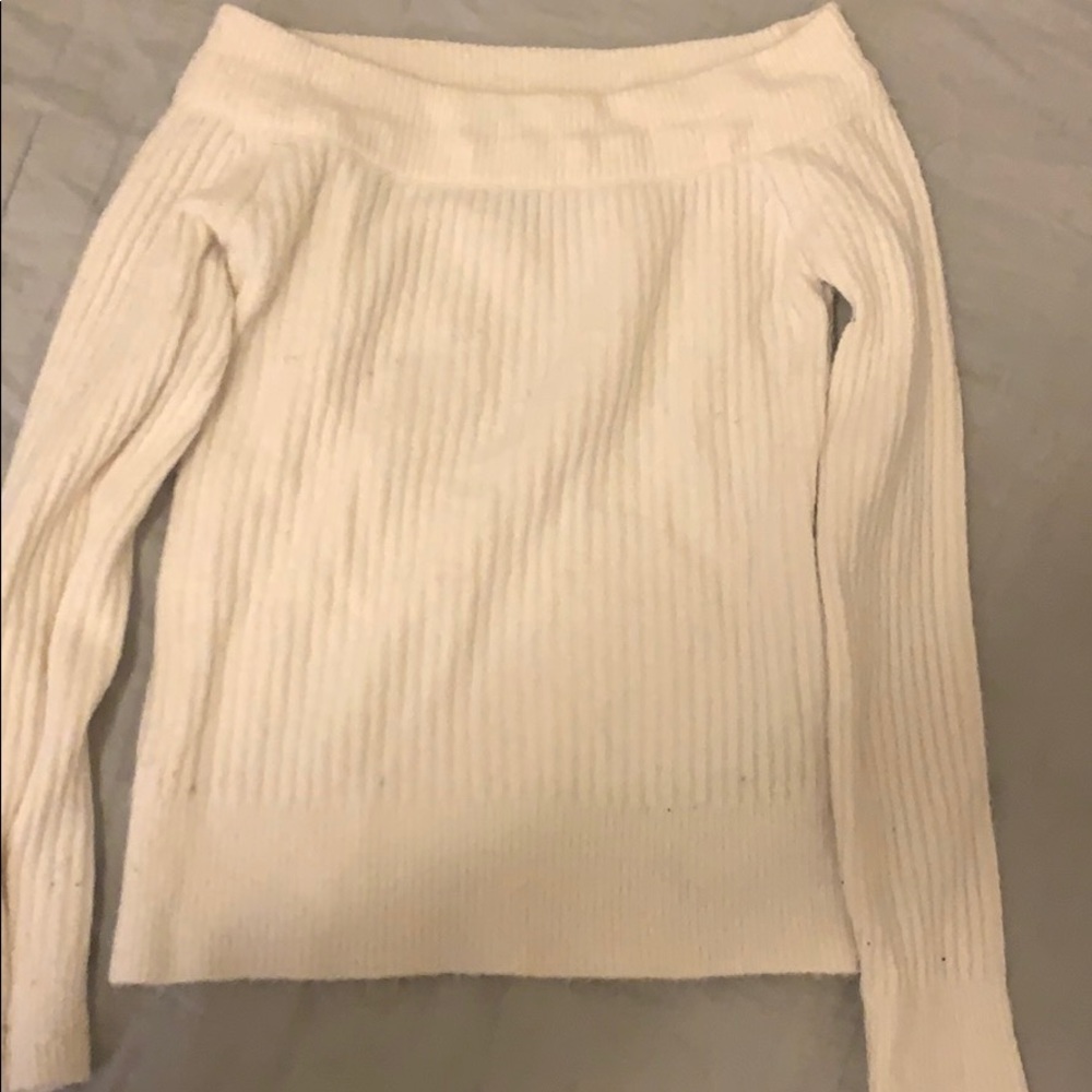 Off the shoulder sweater